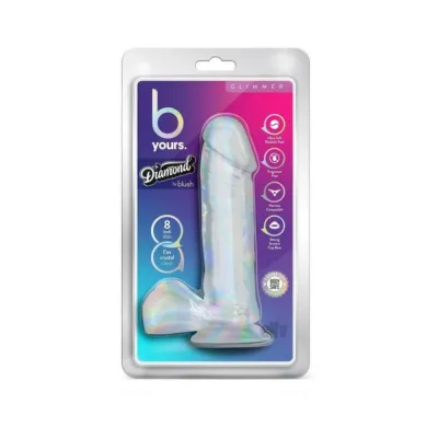 B Yours Diamond Glimmer 8 In Clear