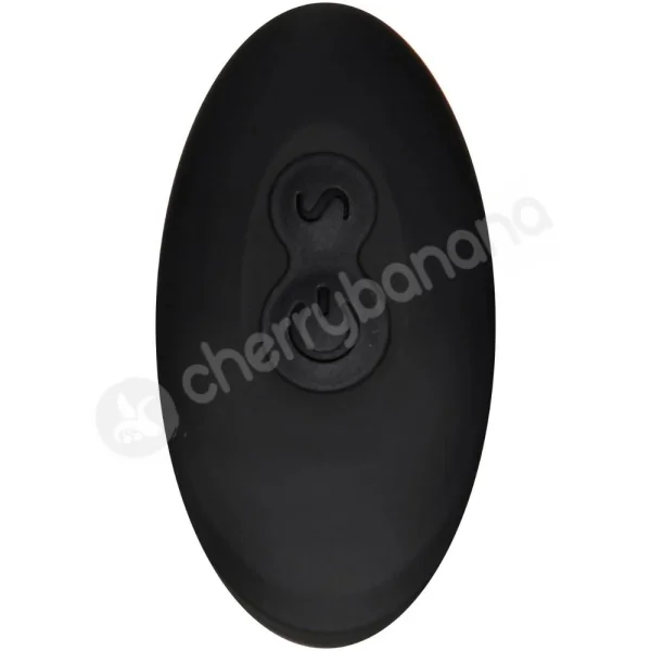 Zero Tolerance Strapped & Tapped Black Vibrating & Heating Penis Ring & Prostate Plug