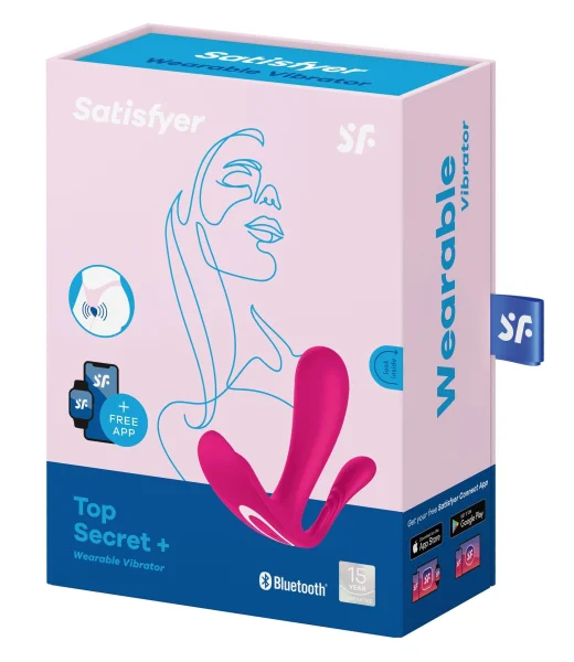 Satisfyer 4.3" Top Secret Wearable G-Spot Vibrator