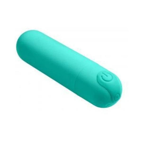 Bullets & Discreet: Cloud 9 Power Touch Iii - Teal Mini Rechargeable Bullet (eaches)