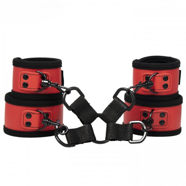 Bondara Red Tie and Tease Bondage Set — image 4 of 6