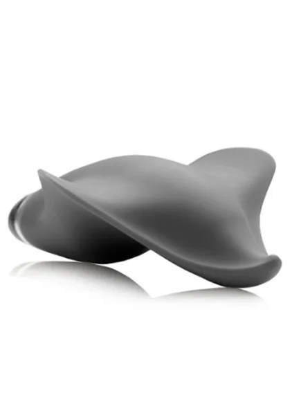 MIMIC + Plus Waterproof Rechargeable Silicone Vibrator By Clandestine Devices - Stealth Grey