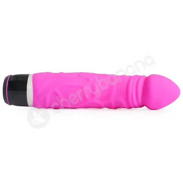 Cherry Banana Pink Realistic Silicone 7 Function Vibrator