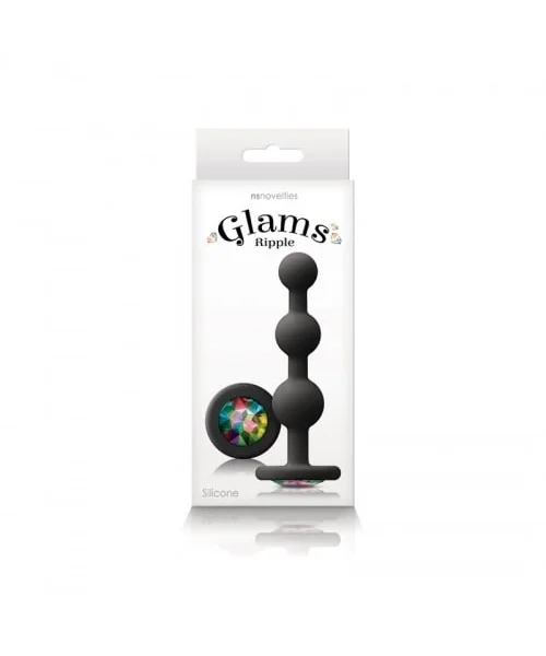 NS - Glams - Ripple Rainbow Gem - Black — image 4 of 6