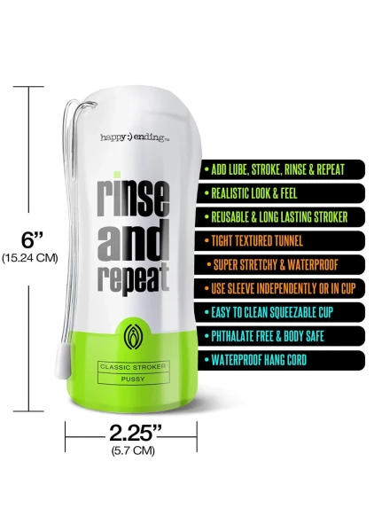 Happy Ending Rinse And Repeat Classic Stroker Masturbator - Pussy — image 6 of 6