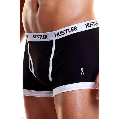 Hustler Lingerie Classic Black Trunk
