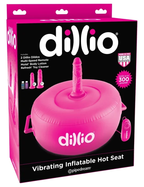 Dillio Vibrating Inflatable Hot Seat