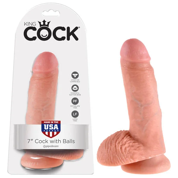 King Cock 7'' Cock With Balls
 — image 3 of 3