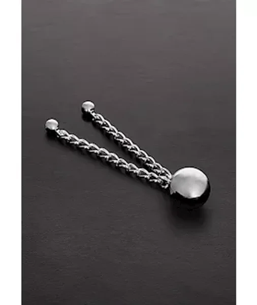 Love Balls With Double Chain- 30mm - Silver — image 6 of 8