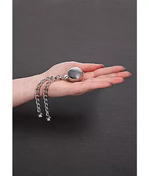 Love Balls With Double Chain- 30mm - Silver — image 8 of 8