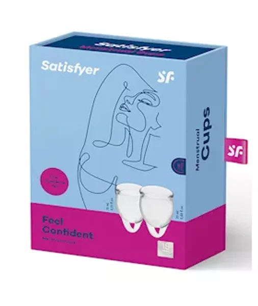 Satisfyer Feel Confident Menstrual Cup - Clear — image 5 of 5