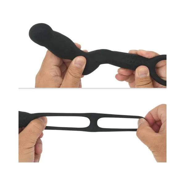 Nexus Revo Embrace Remote Control Rotating Double Cock Ring Prostate Massager