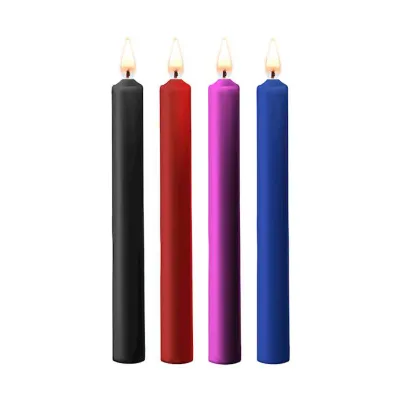 Ouch Teasing Paraffin Wax Candle Large 4 Pack Multi