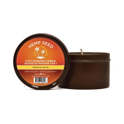 Earthly Body Hemp Seed 3 in 1 Candle 6oz Tropical Bliss