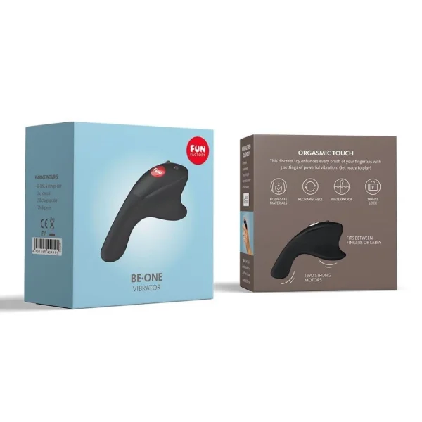 Fun Factory 'Be One' Rechargeable Waterproof Finger Vibrator for Couples