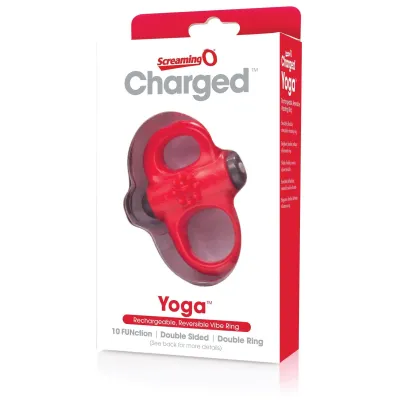 Charged Yoga Rechargeable Vibe Ring Red