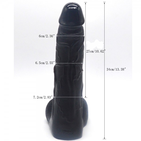 13'' Thick Cock + Balls