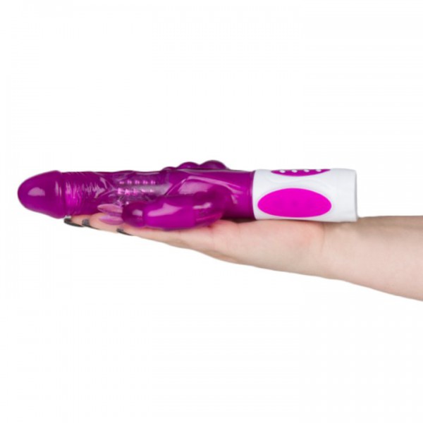 The Triple Treat Purple 3-Way Rabbit Vibrator