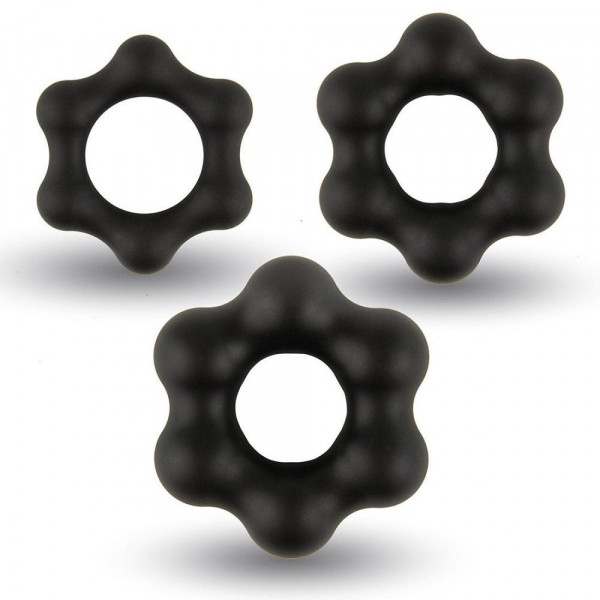 Velv'Or Rooster Milo Set of 3 Soft Silicone Cock Rings