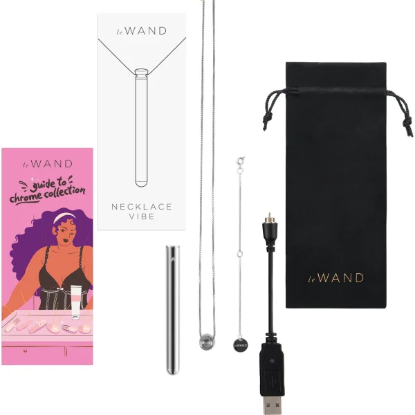 Le Wand Vibrating Necklace Silver