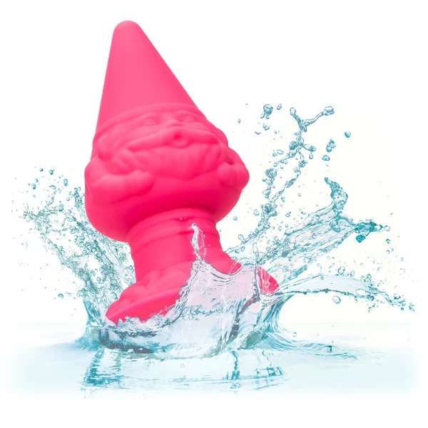 Naughty Bits Anal Gnome Silicone Butt Plug By CalExotics - Pink
