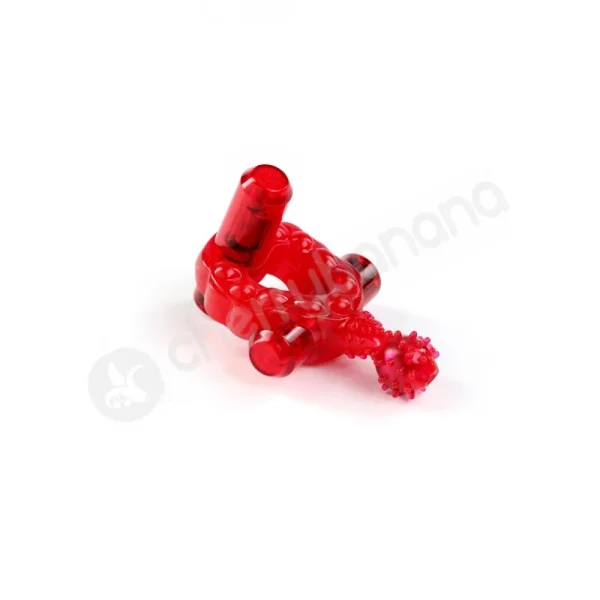 Crossbones The Mighty Marble Smoke Twin Bullet Cock Ring