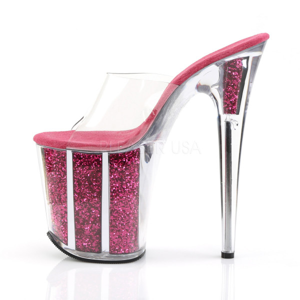 8 inches Heel, 4 inches PF Slide W/Glitter Filled Bottom — image 7 of 12