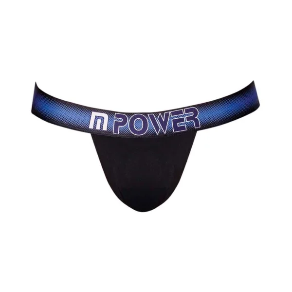 Male Power Pocket Pouch Jock With Pocket Cavity Black Sm — image 5 of 12