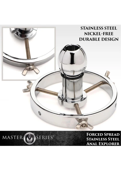 Forced Spread Stainless Steel Anal Explorer — image 21 of 24