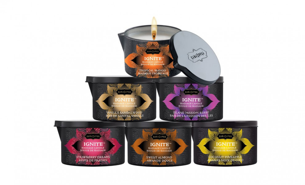 Kama Sutra Ignite Massage Candle 6 oz