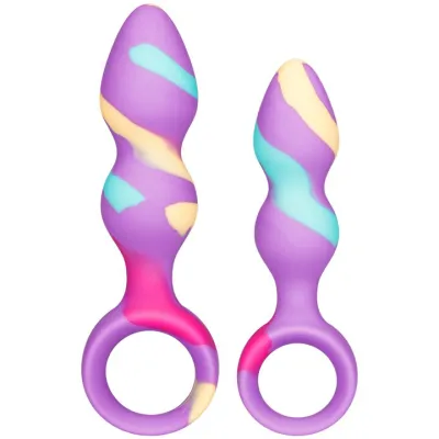 Bondara Arsercise Marble Silicone Butt Plug 3 5 or 4 2 Inch