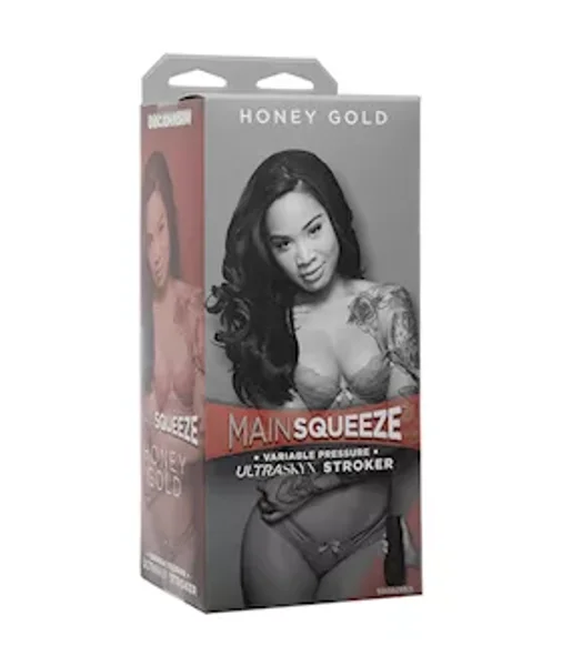 Main Squeeze - Honey Gold Pussy Stroker - Tan — image 3 of 6