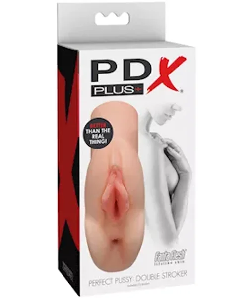 Pdx Plus Perfect Pussy Double Stroker - Flesh — image 6 of 8
