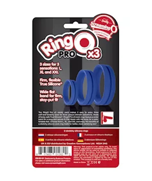 Ringo Pro X3 Cock Ring - Blue — image 7 of 7