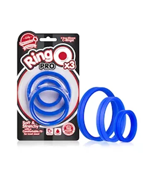 Ringo Pro X3 Cock Ring - Blue — image 5 of 7