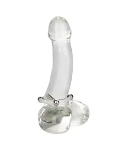 Steel Beaded Silicone C-ring - Clear - Large — image 7 of 8