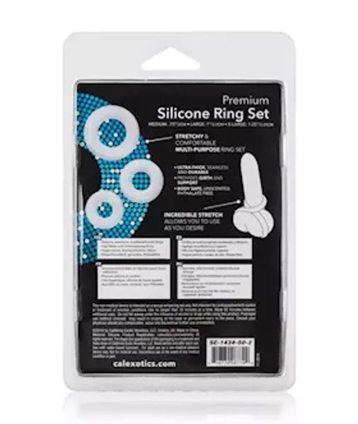 Premium Silicone Ring Set - Clear — image 12 of 12