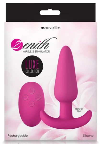 Luxe Zenith Remote Control Rechargeable Silicone Buttplug