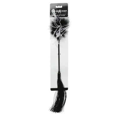 Sex and Mischief Whip and Tickler Black