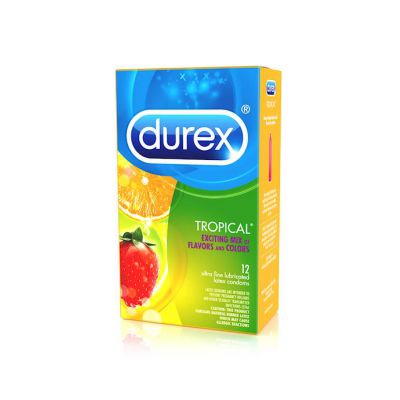 Durex Tropical Flavoured Condoms 12 Pack 12