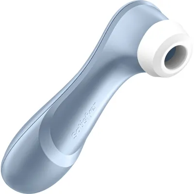 Satisfyer Pro 2 Pressure Wave Rechargeable Waterproof Silicone Clitoral Stimulator Blue