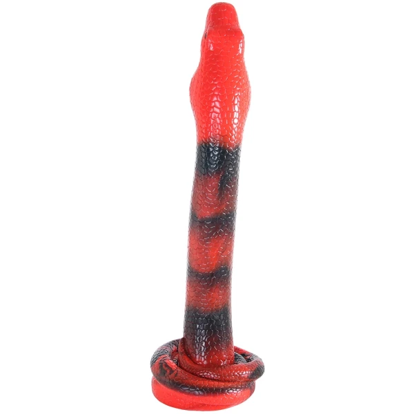 King Cobra X-Large 18" Long Silicone Suction Cup Dildo By Creature Cocks