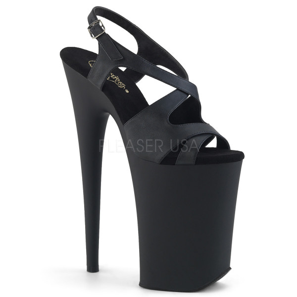 9 inches Heel, 5 1/4 inches PF Criss-Cross Sling Back Sandal — image 9 of 16