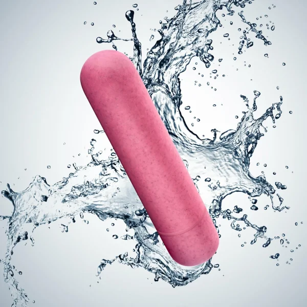 Gaia Eco Bullet Biodegradable & Recyclable Mini Vibrator By Blush Novelties - Coral