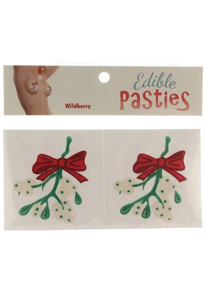Mistletoe Edible Nipple Pasties in Wildberry