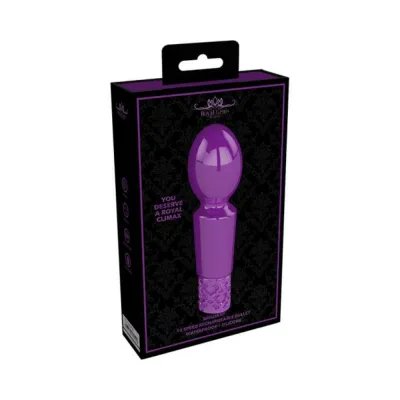 Royal Gems Brilliant Silicone Rechargeable Bullet Purple