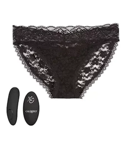 Remote Control Lace Panty Set  - Black - L/xl — image 4 of 5