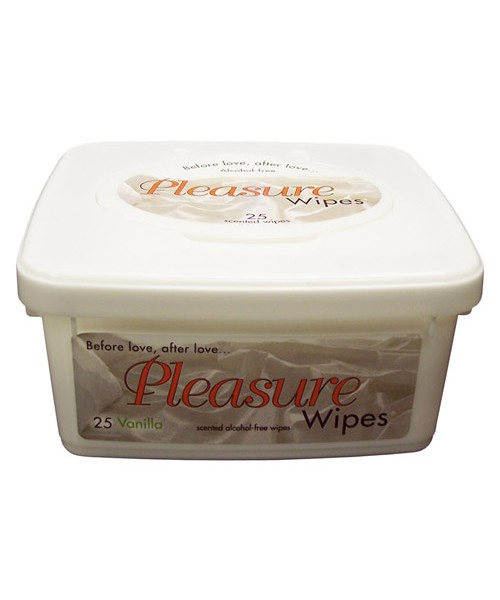 Pleasure wipes tub