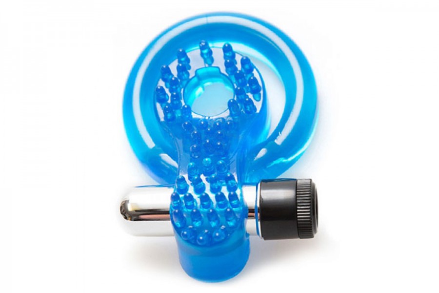 Cock N Balls Vibrating Silicone Ring Blue
