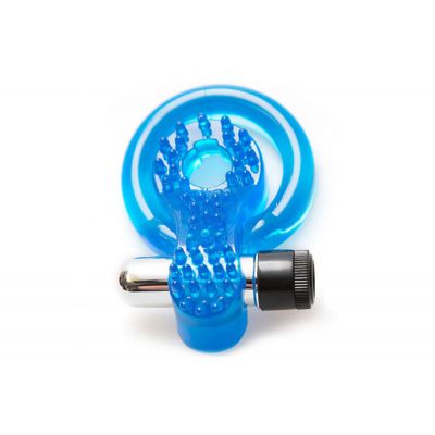 Cock N Balls Vibrating Silicone Ring Blue